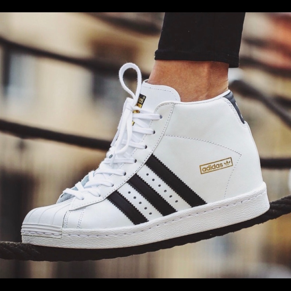 Adidas Superstar Up Wedge Sneakers